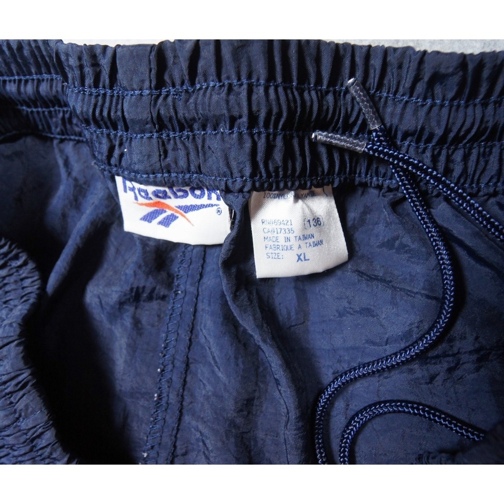 Vintage Reebok Pants Mens XL Blue Windbreaker 90s Y2K Gorpcore Outdoors Adult - Picture 8 of 14
